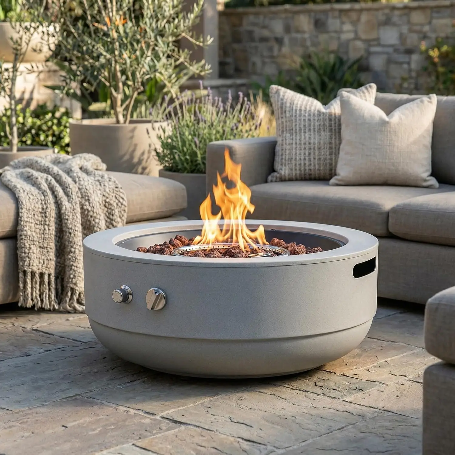 Fire Pit Bowl - 24-дюймовый пропановый костровой очаг, 50000 BTU,