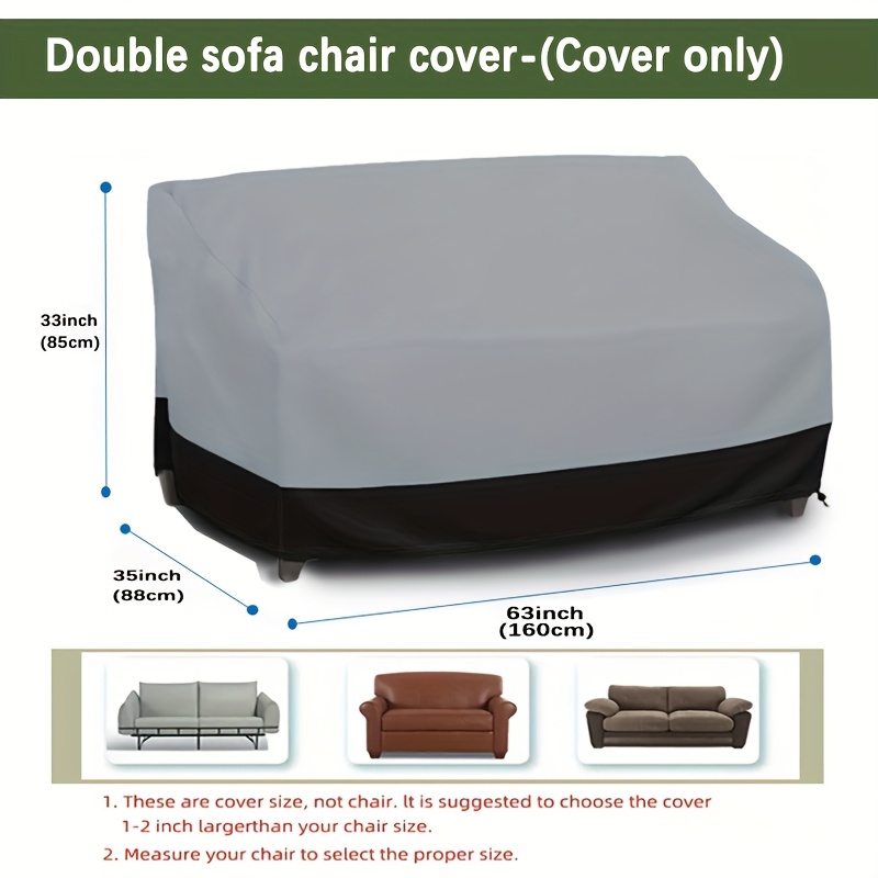 Outdoor Furniture Paint - Чехол для 3-местного дивана серого цвета,
