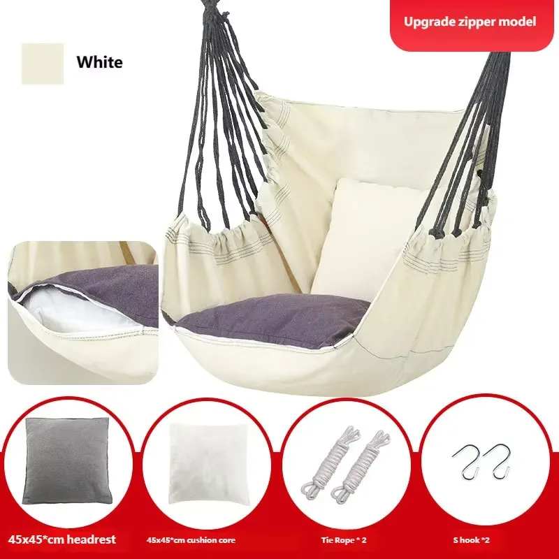Garden Swing Chair - Подвесное кресло-гамак из холщовой ткани с