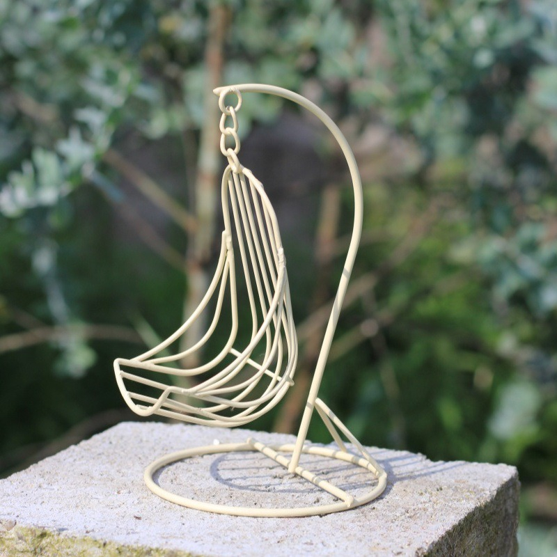 Garden Swing Chair - Японское винтажное железное мини-кресло-качели, деревенский металлический