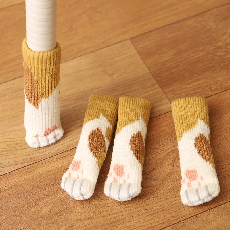4 шт./компл., креативные носки – обзор и цена Outdoor Furniture Leg Protectors