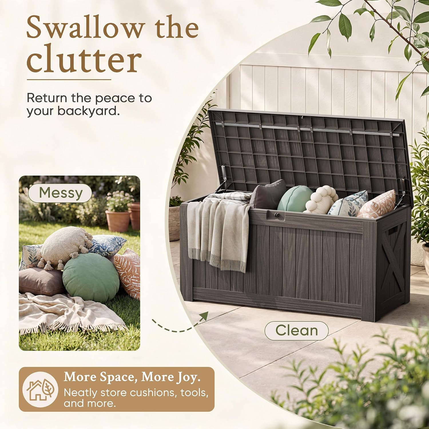 120-галлонный большой ящик для – обзор и цена Outdoor Furniture Wood