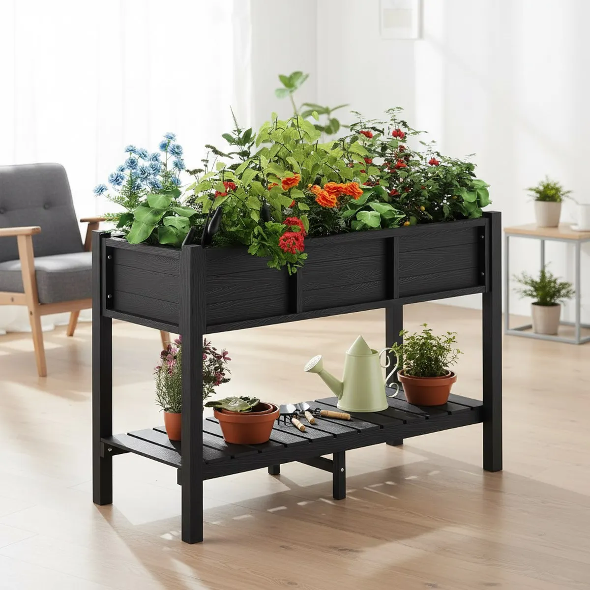 Высокий ящик-кашпо для растени – обзор и цена Garden Storage Box