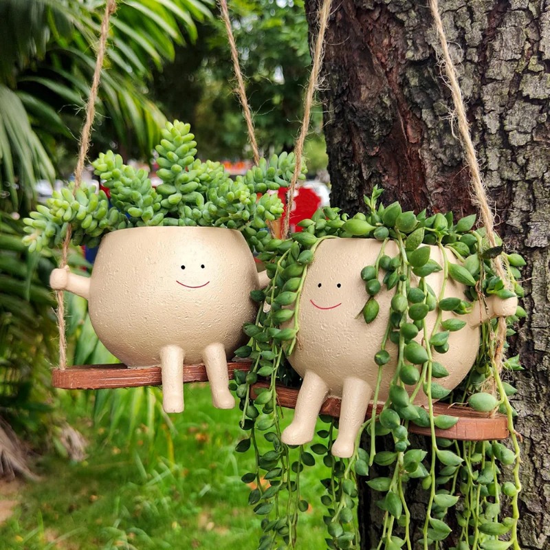 Креативное кресло-качалка/кашп – обзор и цена Garden Swing Chair