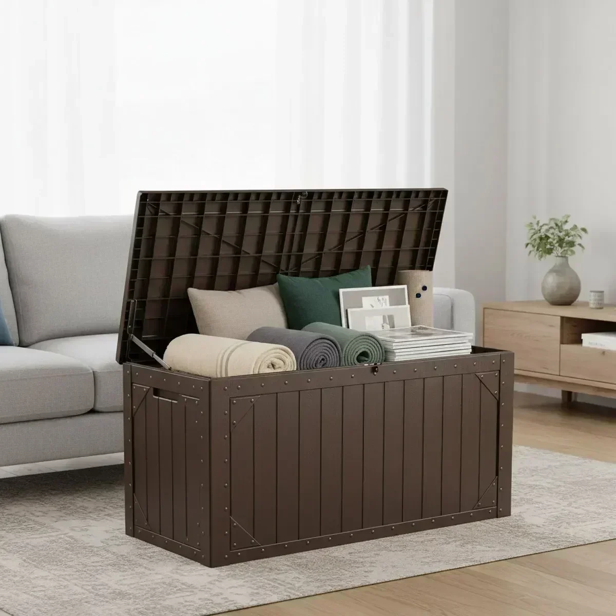 Большой водонепроницаемый ящик – обзор и цена Garden Storage Box