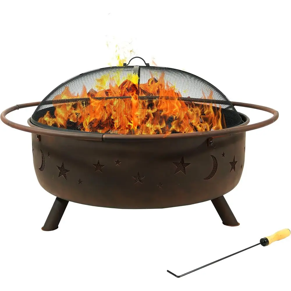 42-дюймовое уличное костровое  – обзор и цена Fire Pit Bowl