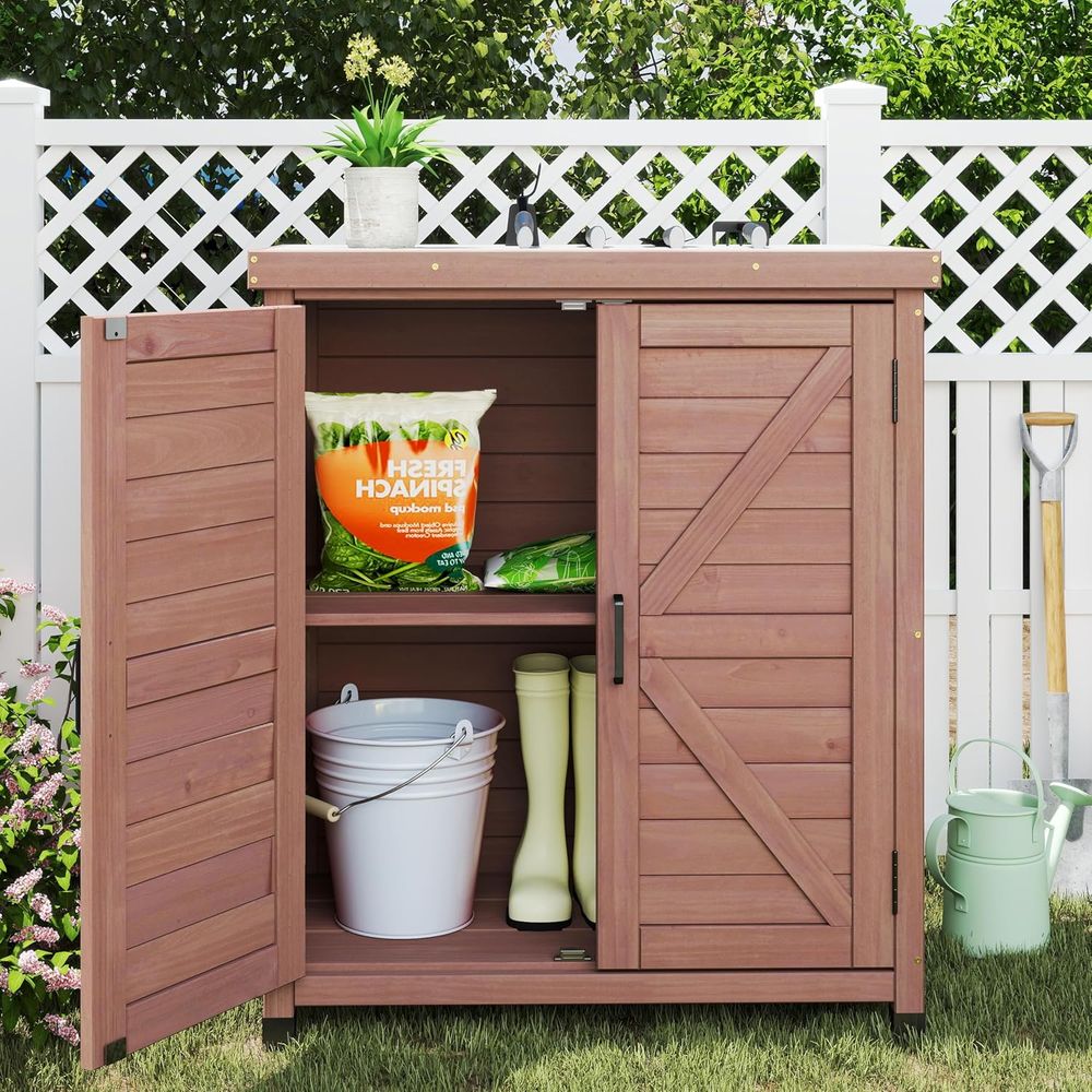 Уличный шкаф для хранения и ст – обзор и цена Outdoor Furniture Wood