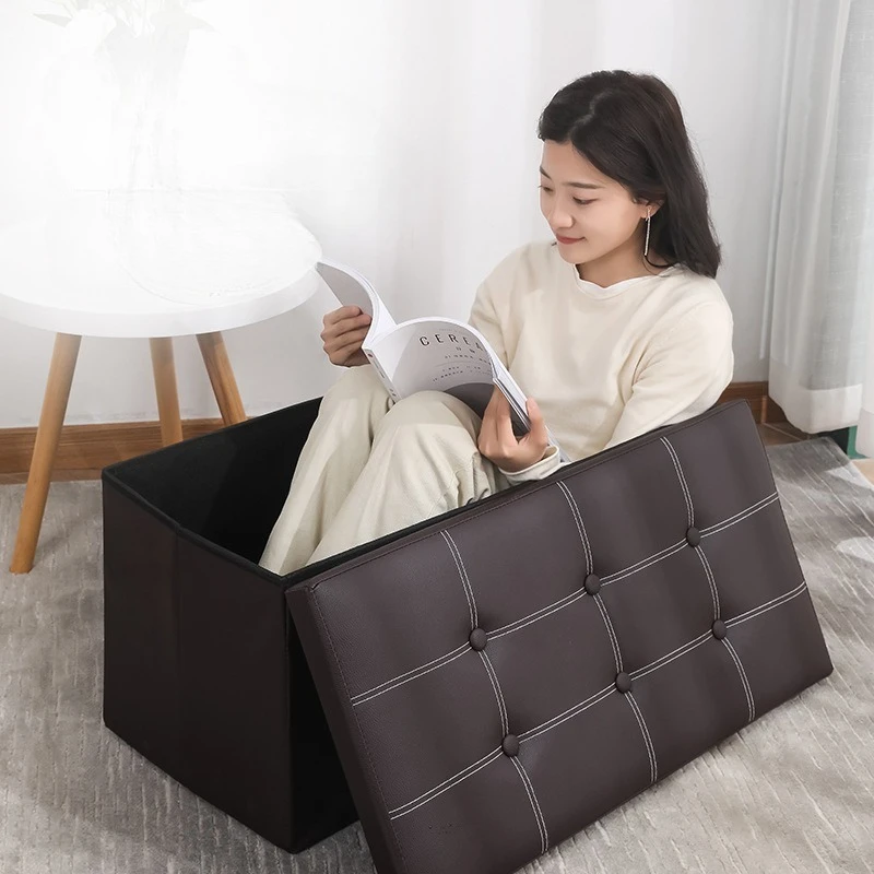 Уличный складной пуфик-скамья  – обзор и цена Garden Storage Box